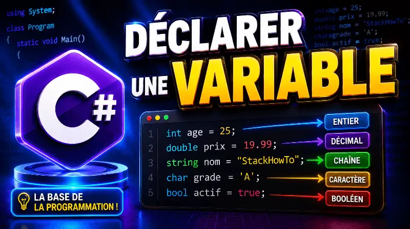 comment-declarer-une-variable-en-csharp