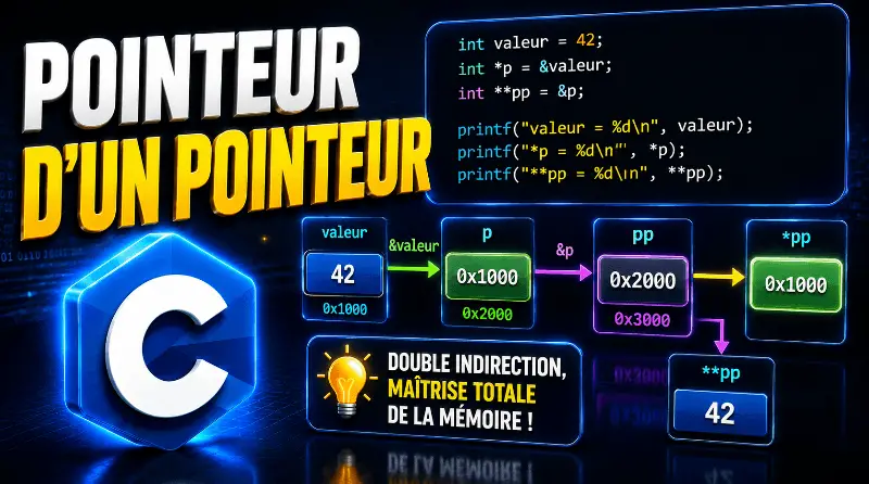 programmation-en-c-pointeur-dun-pointeur