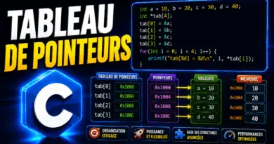 programmation-en-c-tableau-de-pointeurs