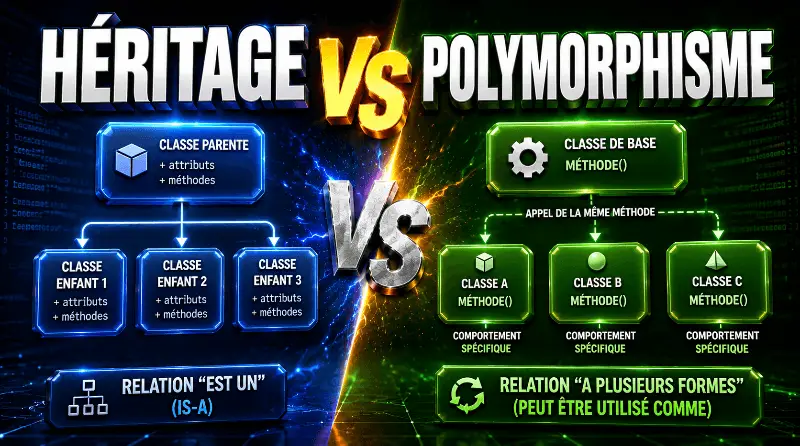 difference-entre-heritage-et-polymorphisme