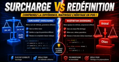 difference-entre-surcharge-et-redefinition-en-java