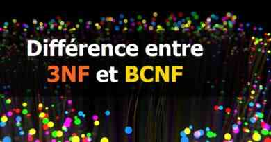 Différence entre 3NF et BCNF