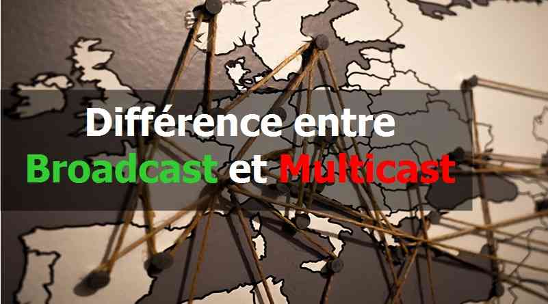 Différence entre Broadcast et Multicast