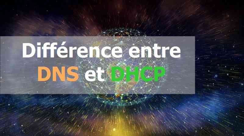 Différence entre DNS et DHCP