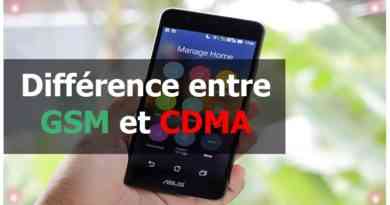 Différence entre GSM et CDMA