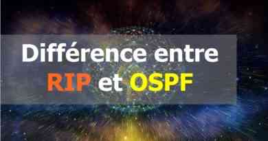Différence entre RIP et OSPF