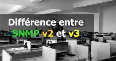 Différence entre SNMP v2 et v3