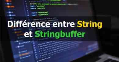Différence entre String et Stringbuffer