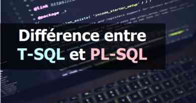 Différence entre T-SQL et PL-SQL