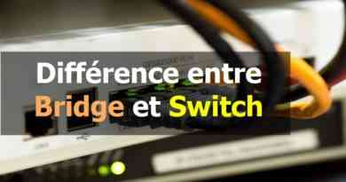 Différence entre le Pont(Bridge) et le Commutateur(Switch)