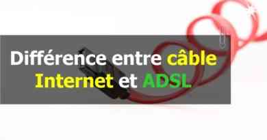 Différence entre le câble Internet et l'ADSL
