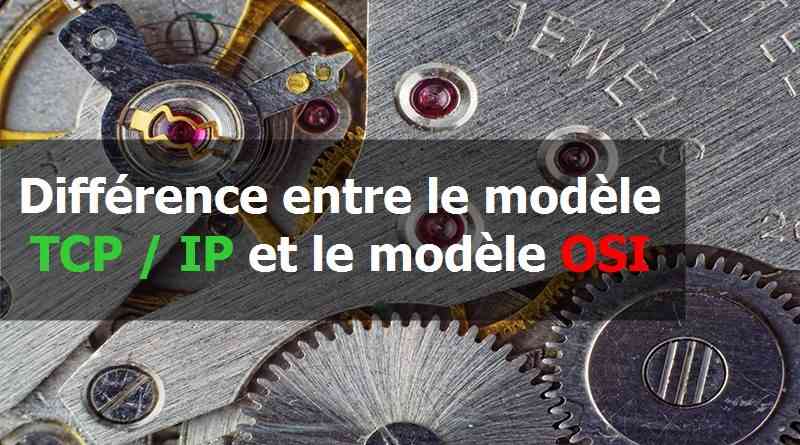 Différence entre le modèle TCP IP et le modèle OSI