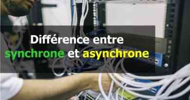 Différence entre synchrone et asynchrone