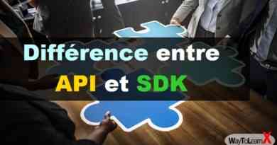 Différence entre API et SDK