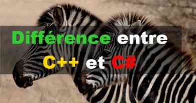 Différence entre C++ et C#