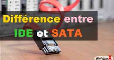 Différence entre IDE et SATA