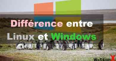 Différence entre Linux et Windows