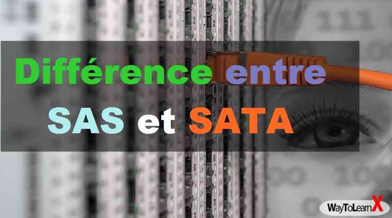 Différence entre SAS et SATA