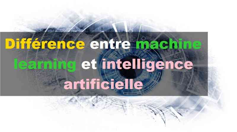 Différence entre machine learning et intelligence artificielle