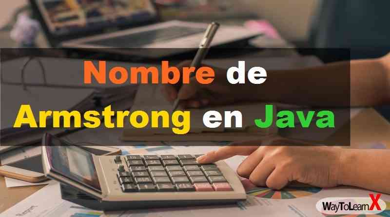 Nombre de Armstrong en Java