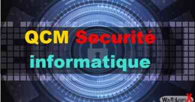 QCM Securité informatique
