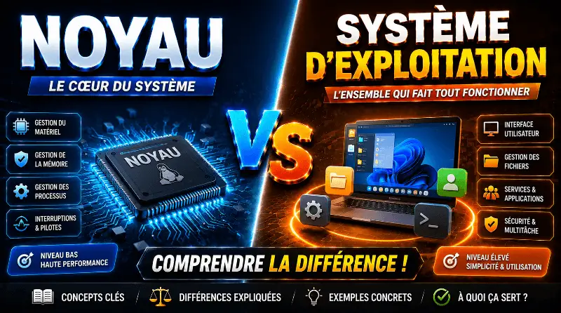 difference-entre-noyau-et-systeme-dexploitation