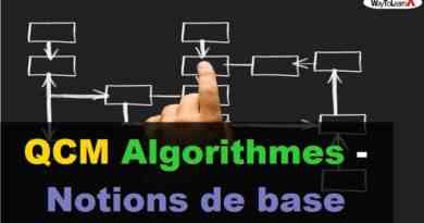 QCM Algorithmes