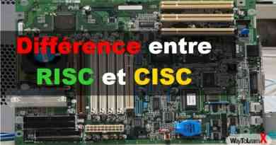 Différence entre RISC et CISC