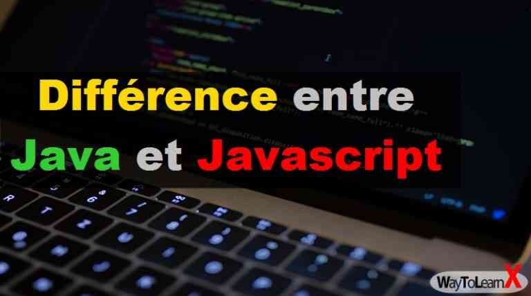 Différence entre java et C++ - WayToLearnX