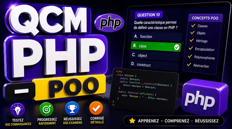 qcm-sur-php-programmation-orientee-objet