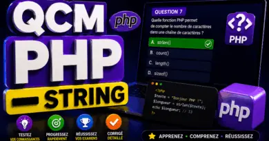 qcm-sur-php-string