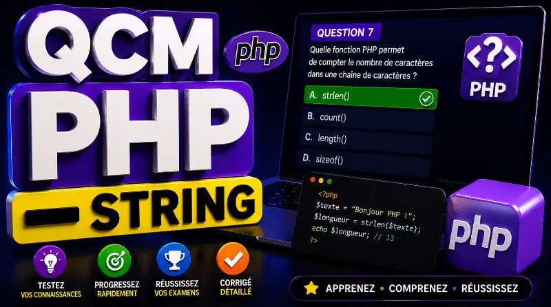 qcm-sur-php-string