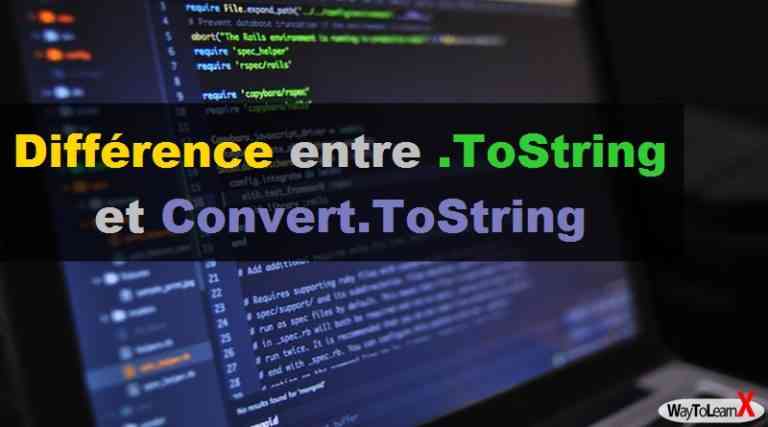Transformer une liste en chaîne de caractères en C# - WayToLearnX