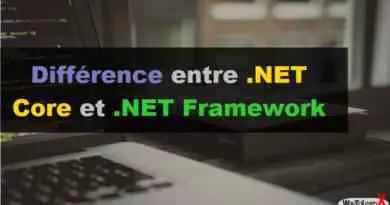 Différence entre .NET Core et .NET Framework