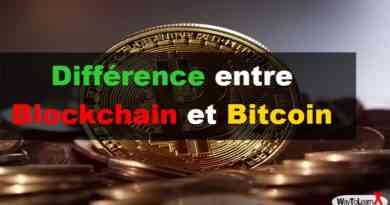 Différence entre Blockchain et Bitcoin
