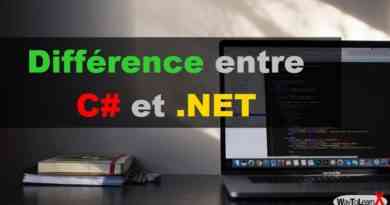 Différence entre C# et .NET