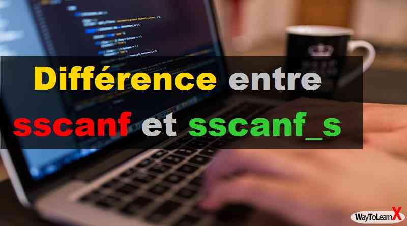 Différence entre sscanf et sscanf_s