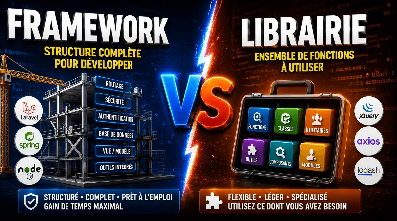difference-entre-framework-et-librairie
