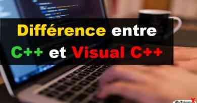 Différence entre C++ et Visual C++