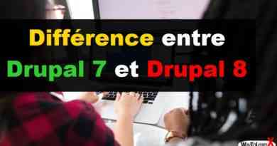 Différence entre Drupal 7 et Drupal 8