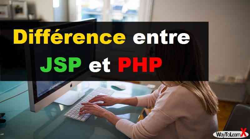 Différence entre JSP et PHP