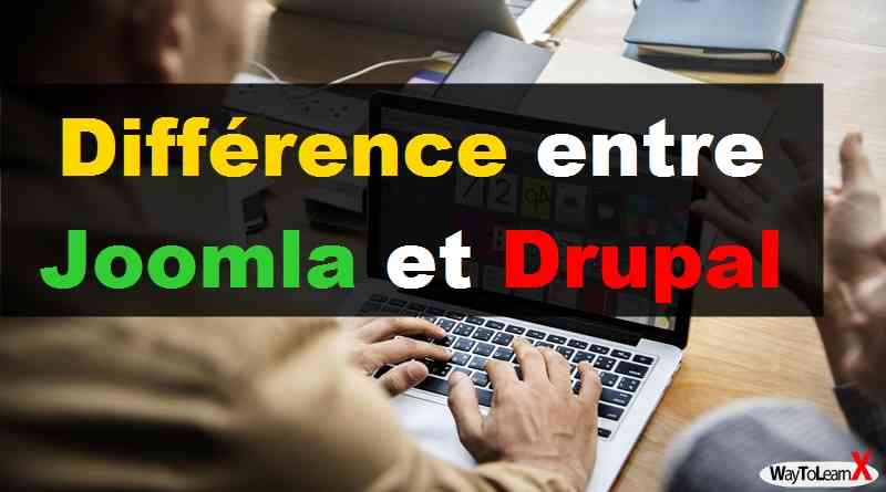 Différence entre Joomla et Drupal