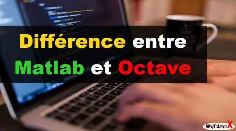 Différence entre Matlab et Octave