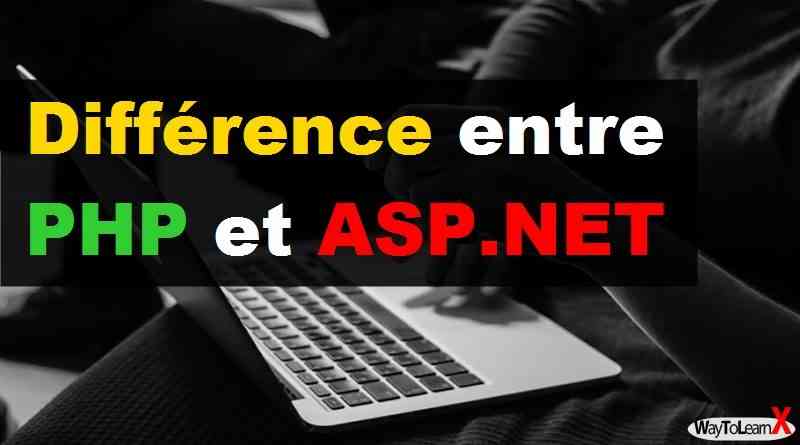 Différence entre PHP et ASP.NET