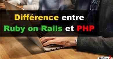 Différence entre Ruby on Rails et PHP