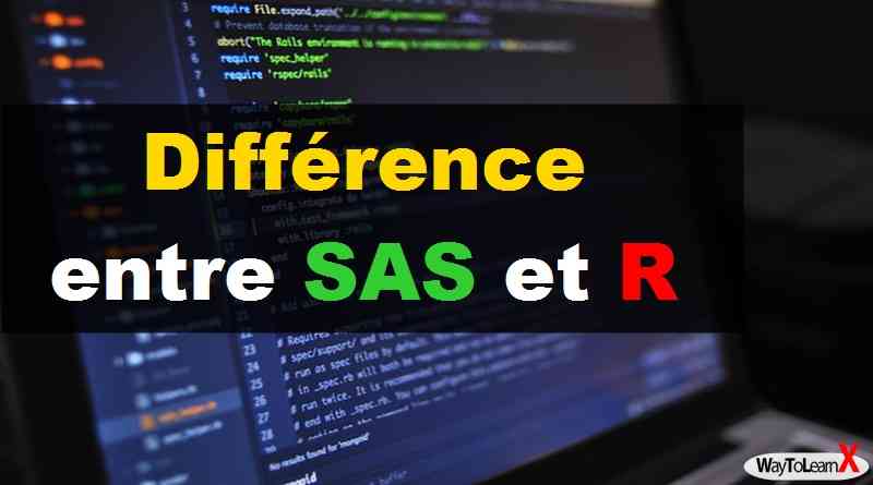 Différence entre SAS et R
