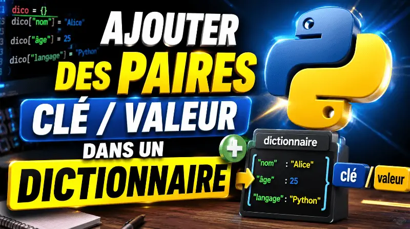comment-ajouter-des-paires-cle-valeur-dans-un-dictionnaire-en-python