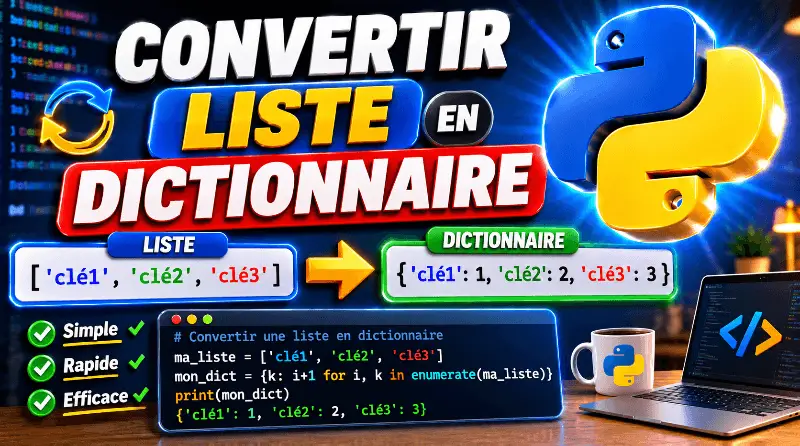 programme-python-pour-convertir-une-liste-en-dictionnaire