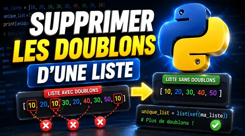 supprimer-les-doublons-dune-liste-en-python