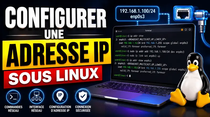 configurer-une-adresse-ip-en-ligne-de-commande-sous-linux